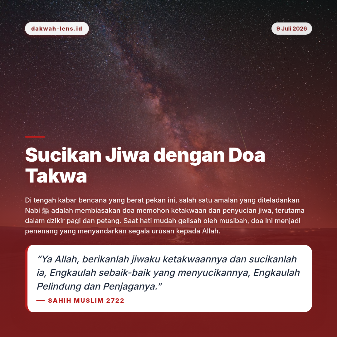 Ajakan Sunnah — Lingkungan & Bencana