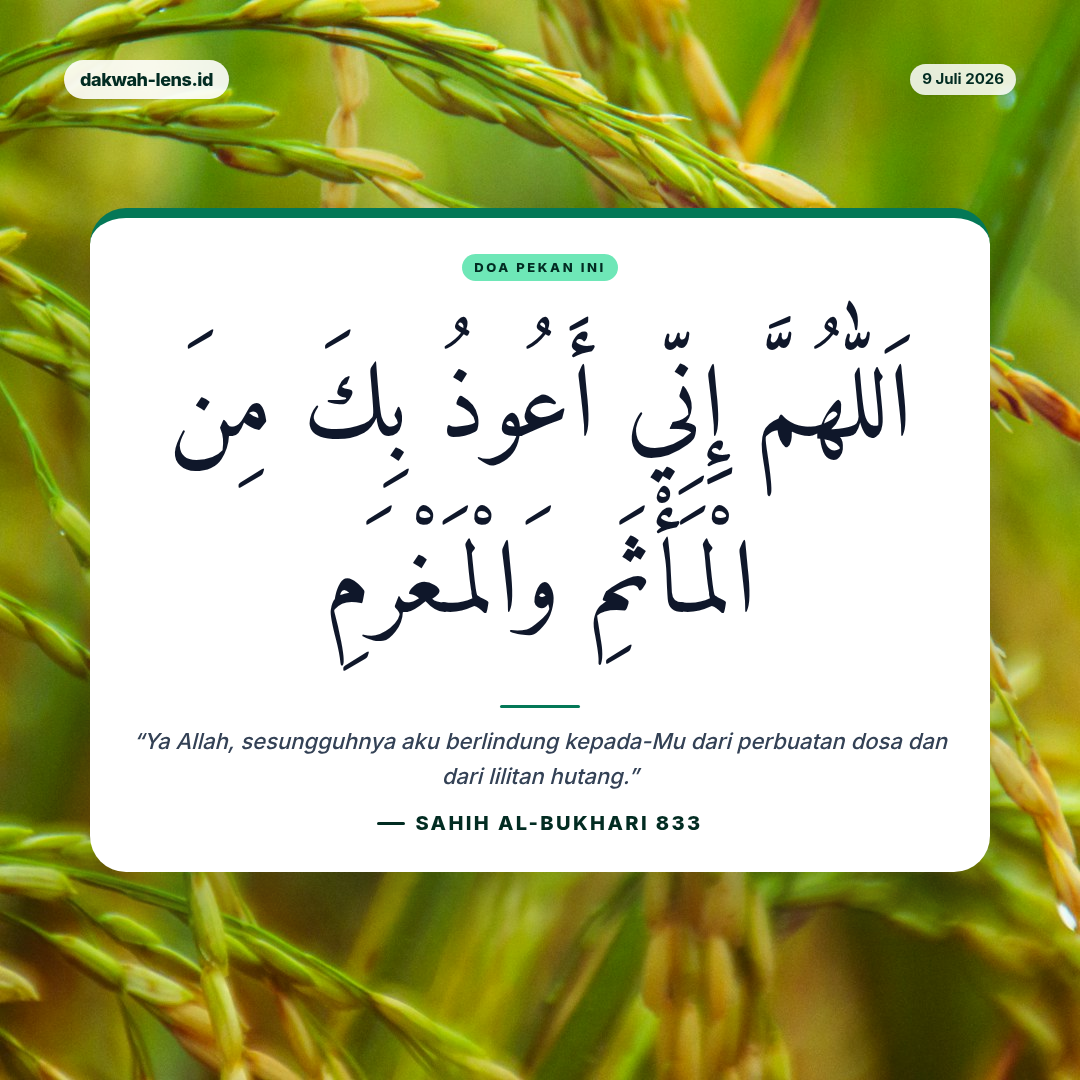 Doa Pekan Ini — Patologi Sosial Digital