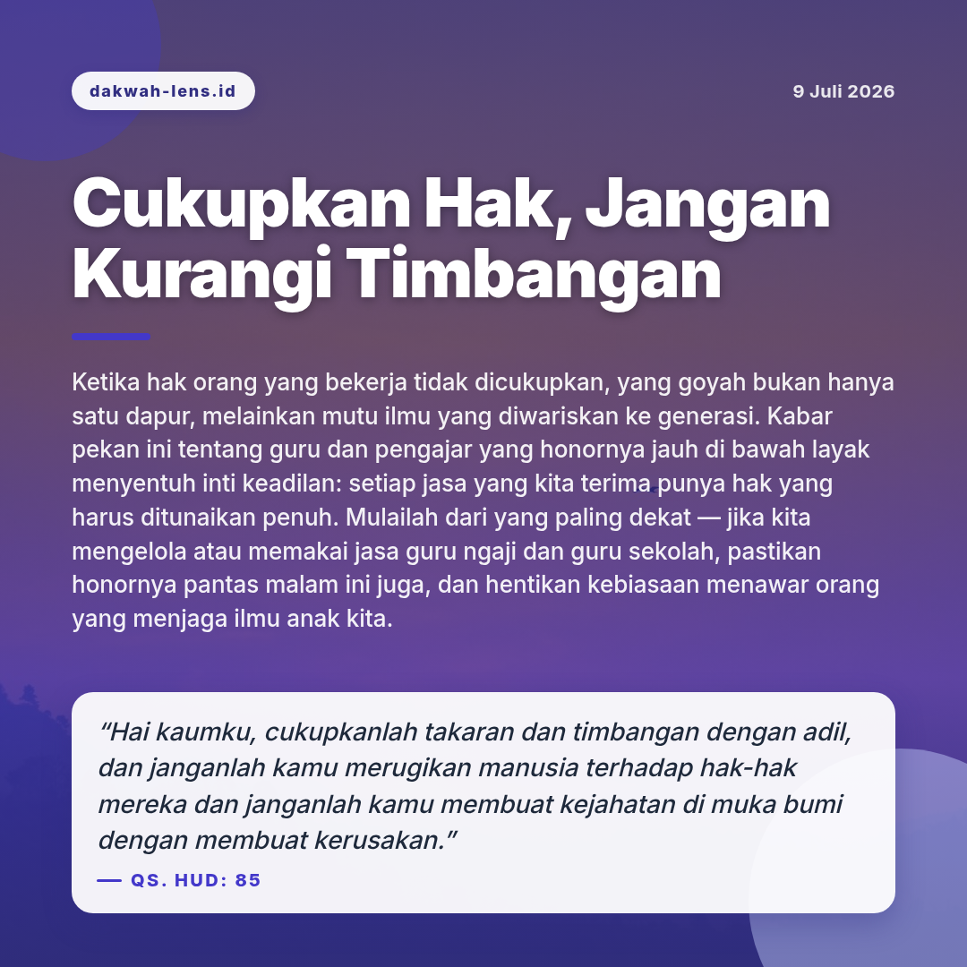 Khutbah — Pendidikan & SDM