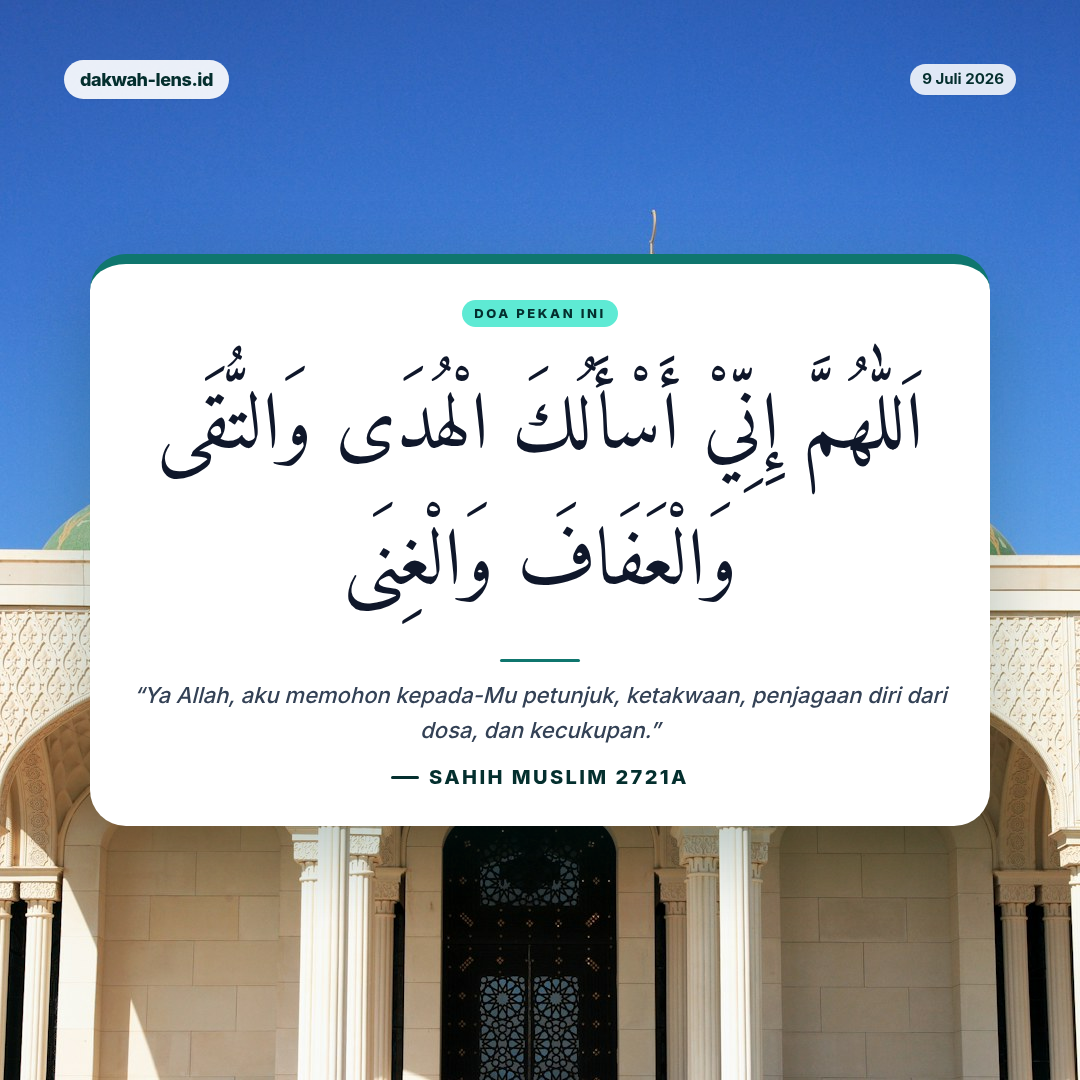 Doa Pekan Ini — Pendidikan & SDM