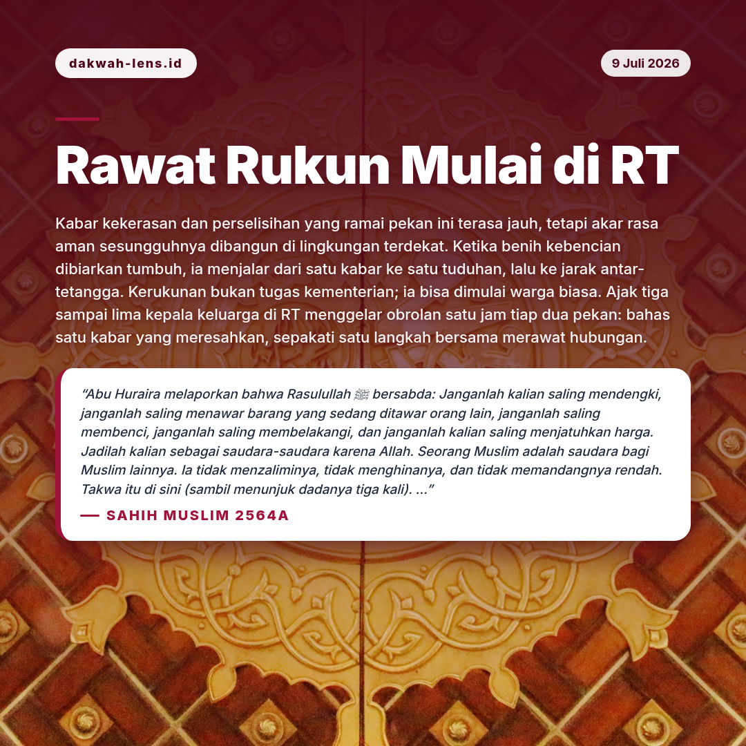 Aksi Sosial — Toleransi & Lintas-Iman