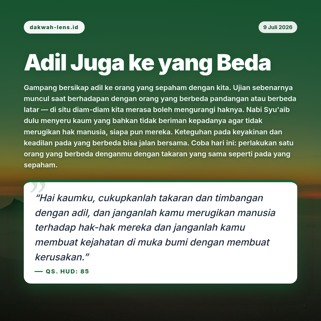 Refleksi Gen Z — Toleransi & Lintas-Iman