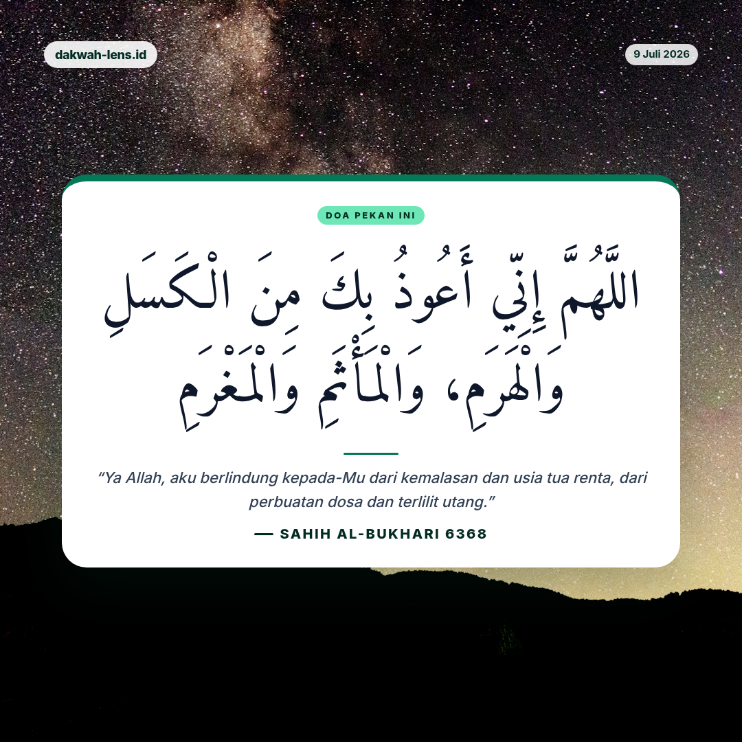 Doa Pekan Ini — Toleransi & Lintas-Iman
