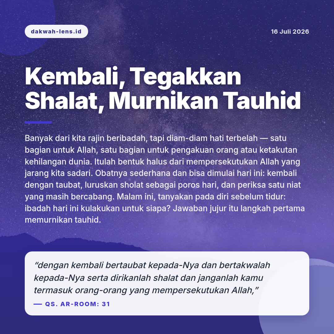 Khutbah — Aqidah & Ibadah