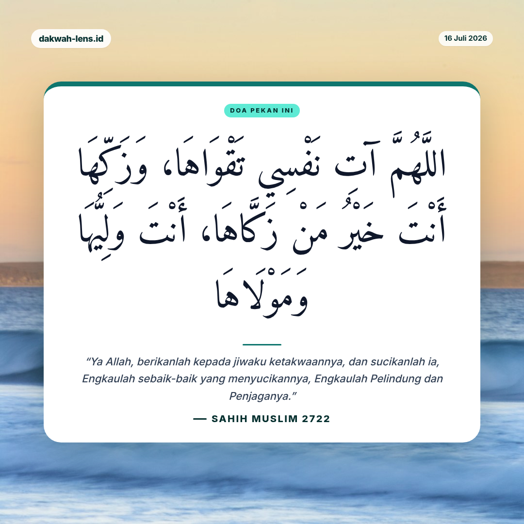 Doa Pekan Ini — Aqidah & Ibadah