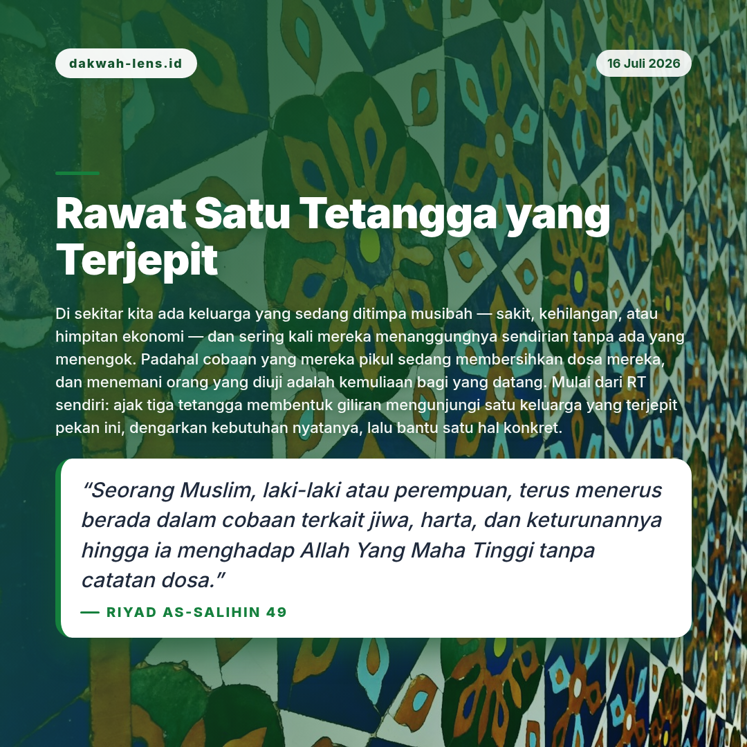Aksi Sosial — Inspirasi & Kisah Pribadi