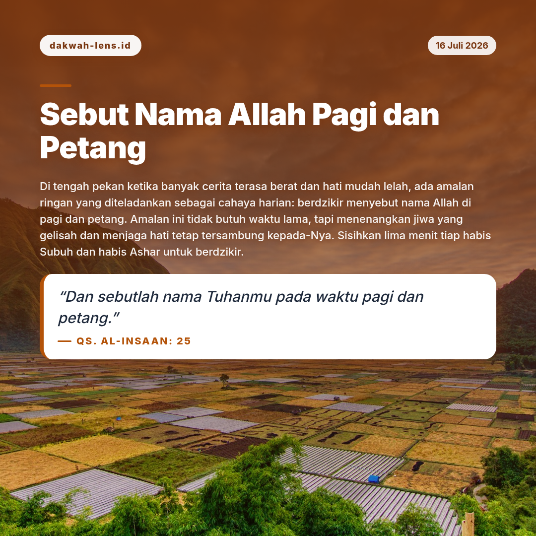 Ajakan Sunnah — Inspirasi & Kisah Pribadi