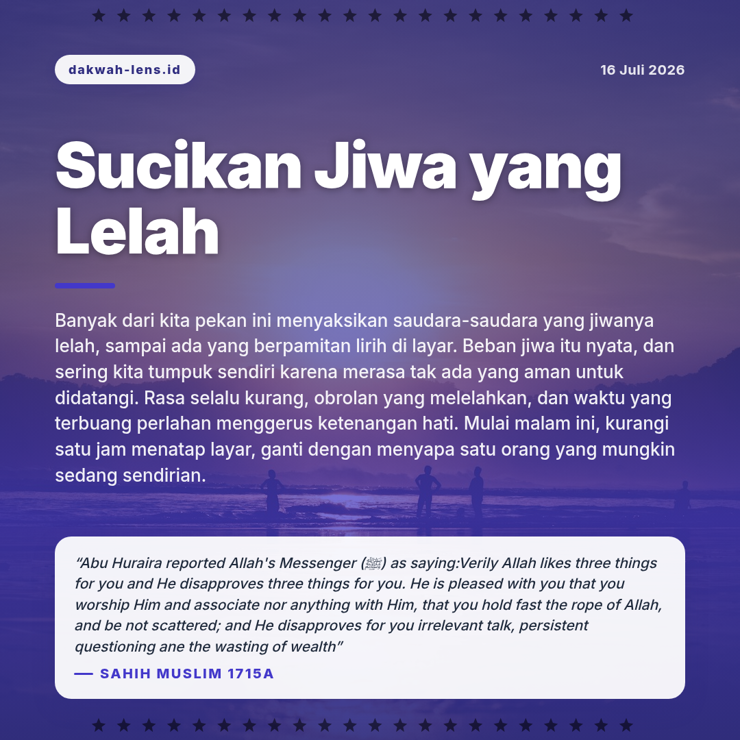 Khutbah — Kesehatan & Kehidupan
