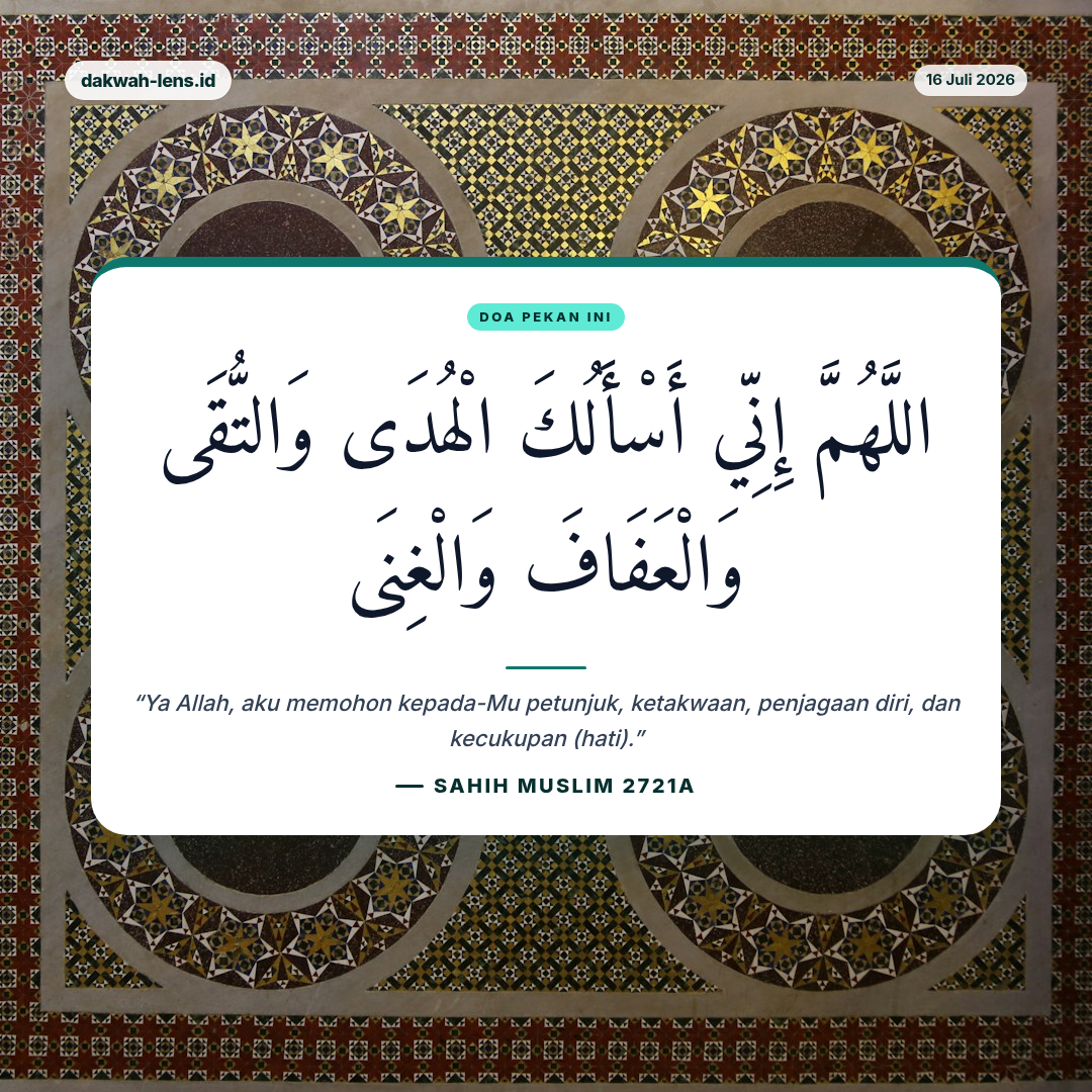 Doa Pekan Ini — Kesehatan & Kehidupan