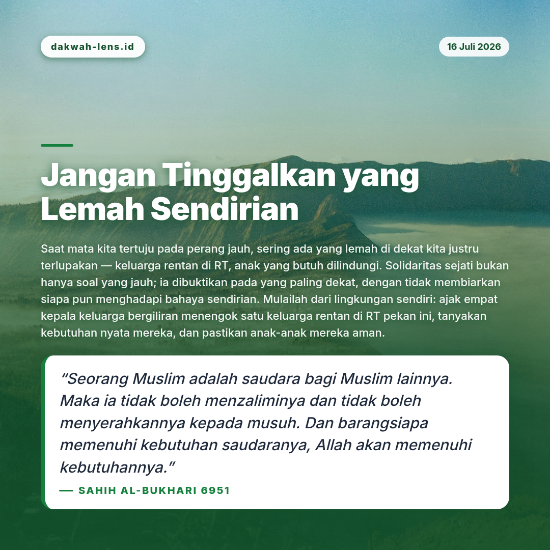 Aksi Sosial — Konflik & Geopolitik