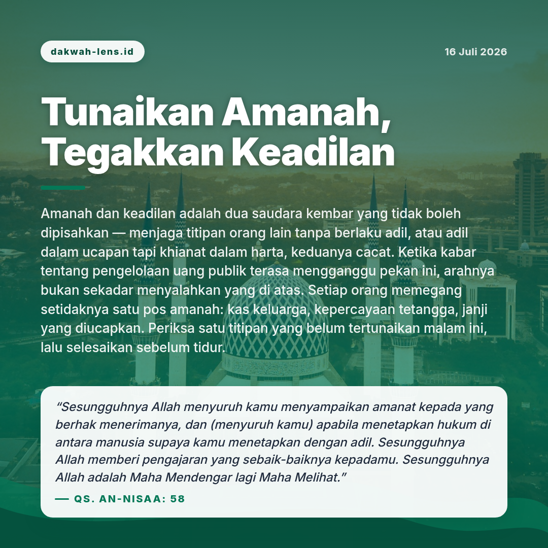 Khutbah — Pemerintahan & Kebijakan