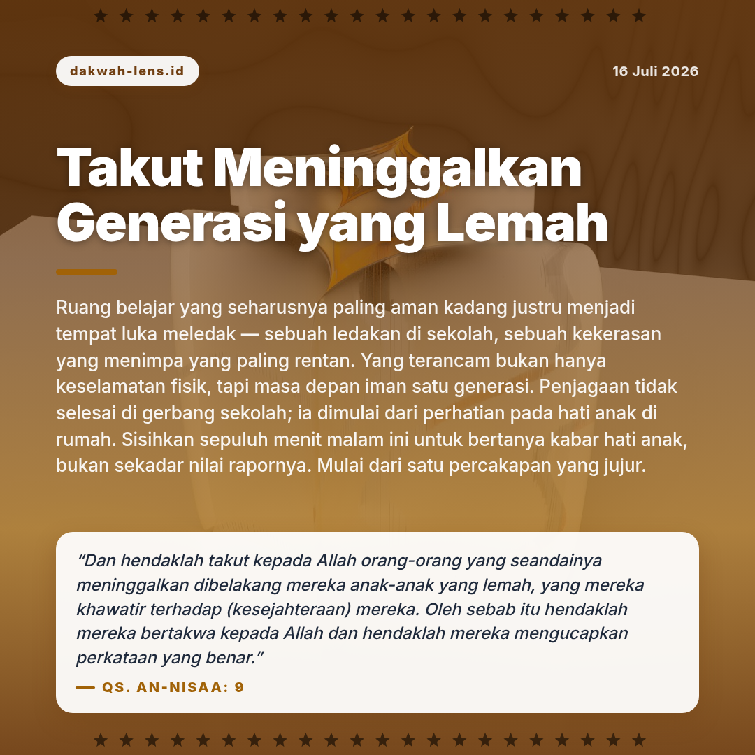 Khutbah — Pendidikan & SDM